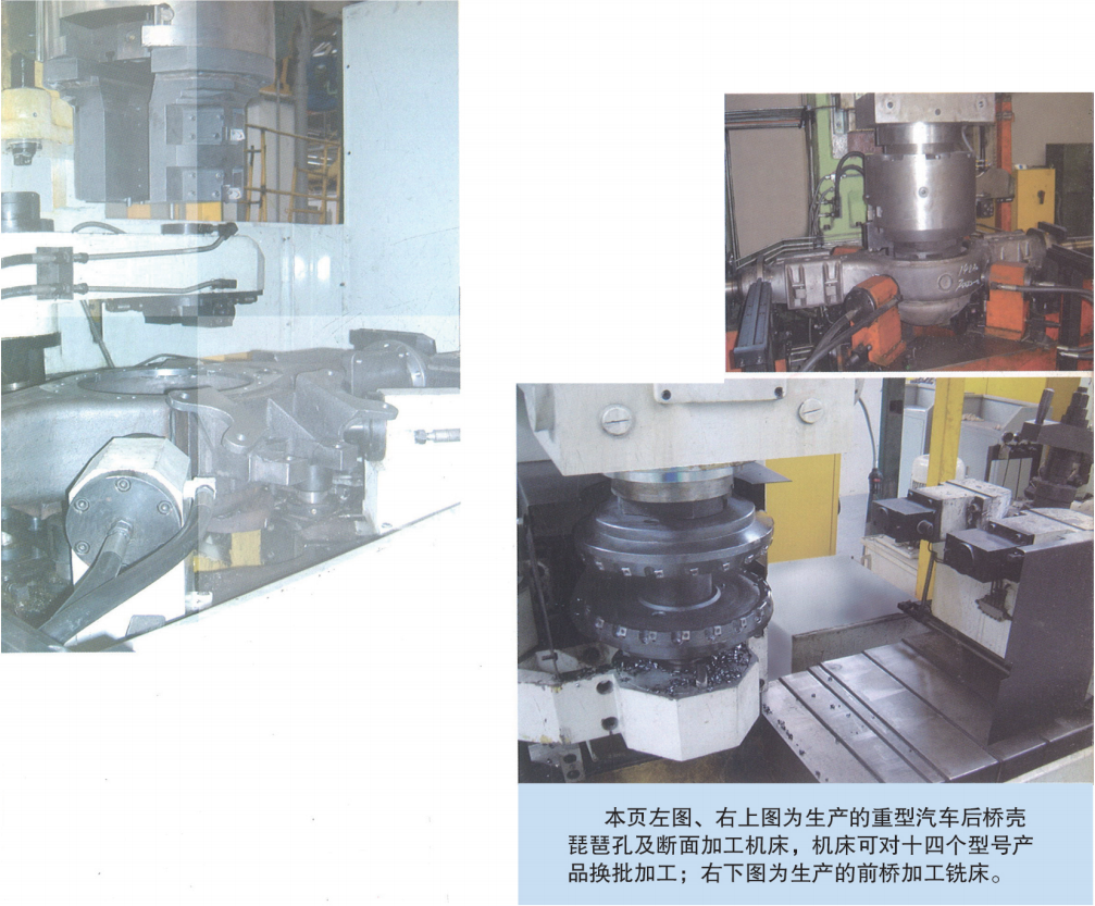 汽(qì)車後橋(qiáo)琵琶孔(kǒng)加工镗(tang)孔車端(duan)面組合(he)機床