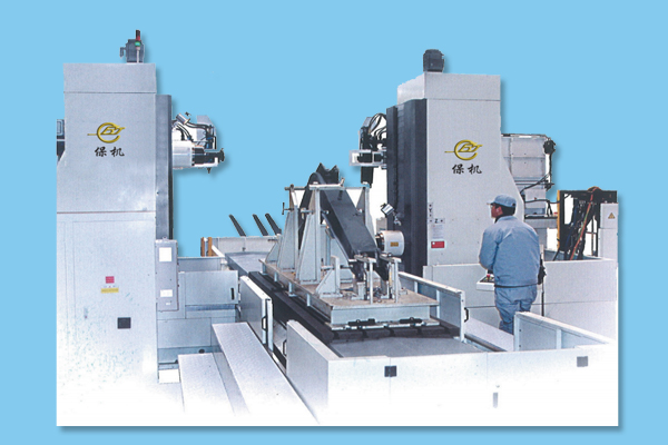 卧(wò)式雙面數(shù)控镗銑專(zhuān)用機床